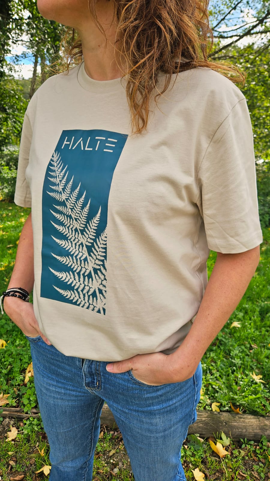 Fougères Femme - T-shirt en coton biologique