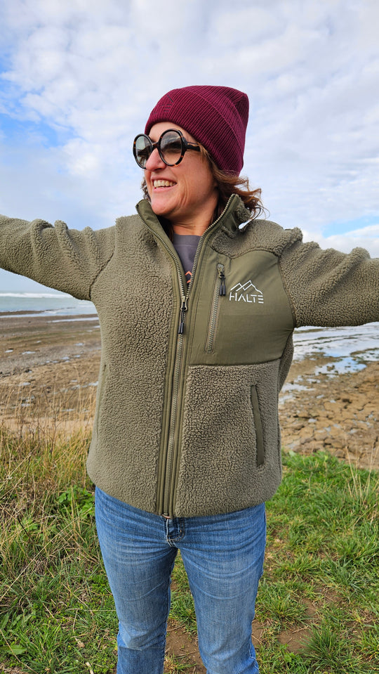 Polaire sherpa Femme 100% Polyester recyclée