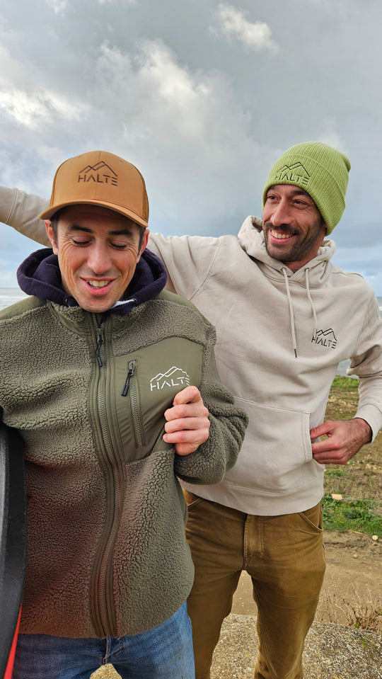 Sweat écologique basique unisexe brodé noir - Homme
