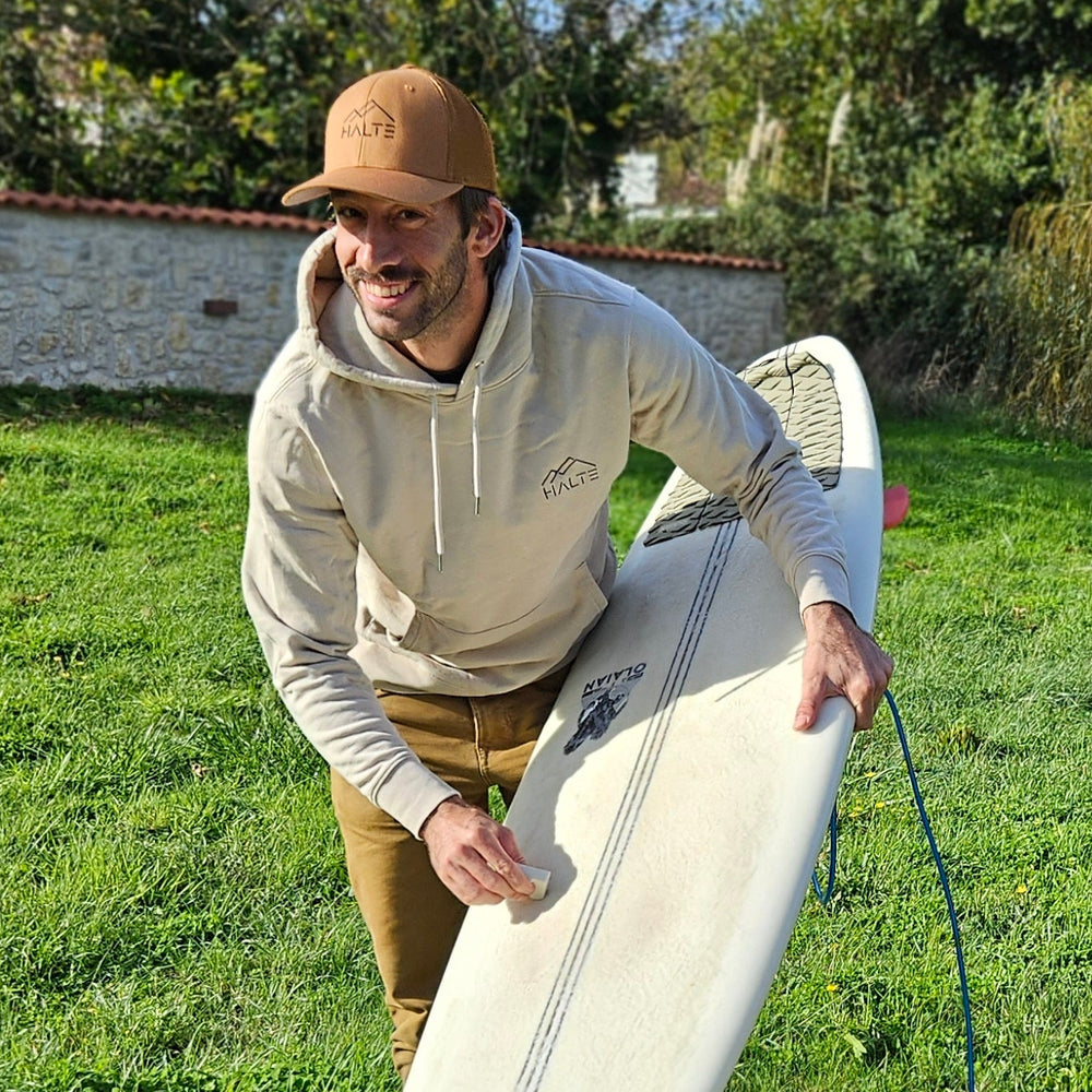 Sweat écologique basique unisexe brodé noir - Homme