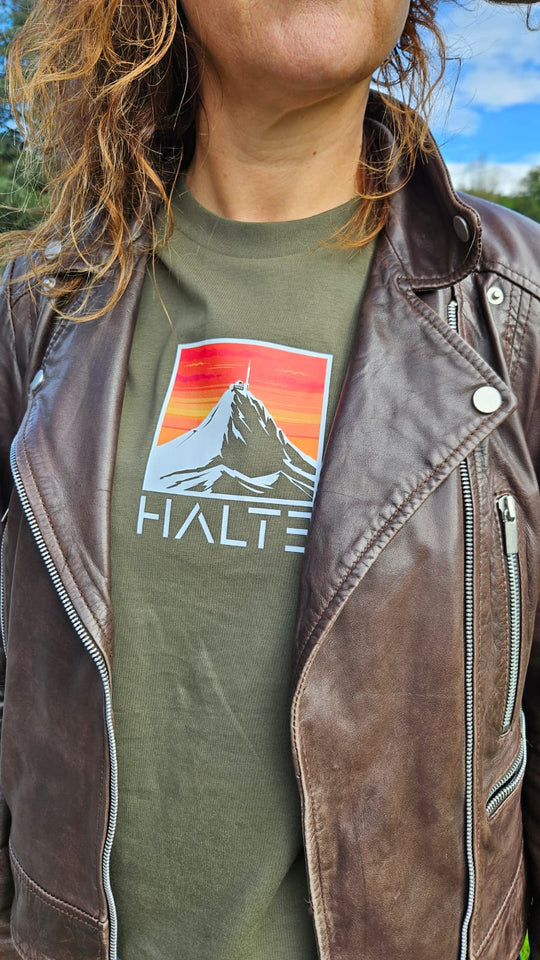 Pic du Midi de Bigorre Blanc - Femme T-shirt en coton biologique