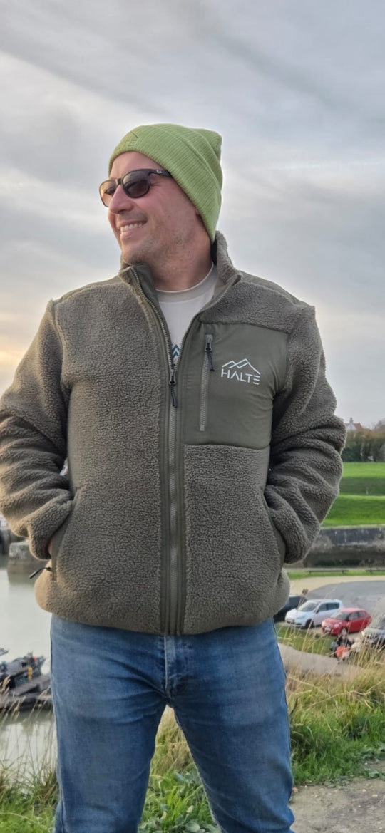 Polaire sherpa Homme 100% Polyester recyclée