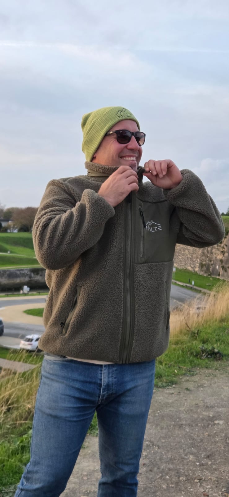 Polaire sherpa Homme 100% Polyester recyclée