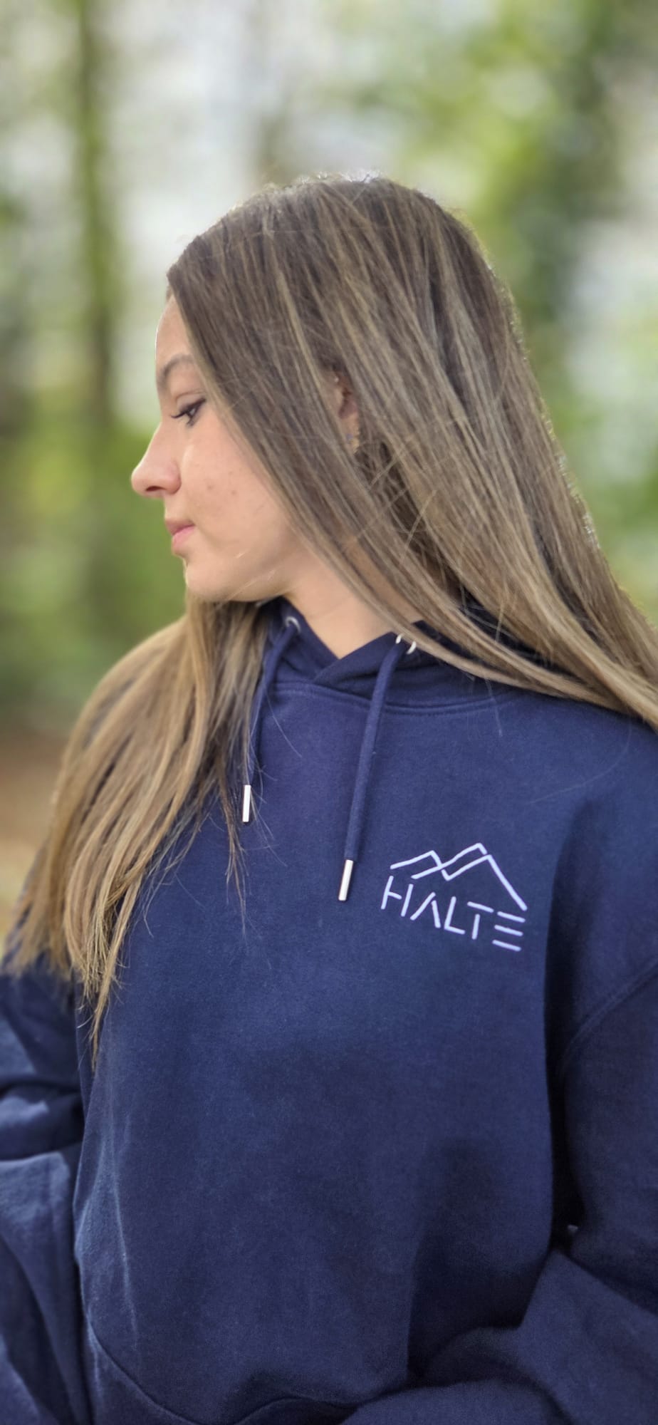 Sweat écologique basique unisexe brodé blanc - Femme