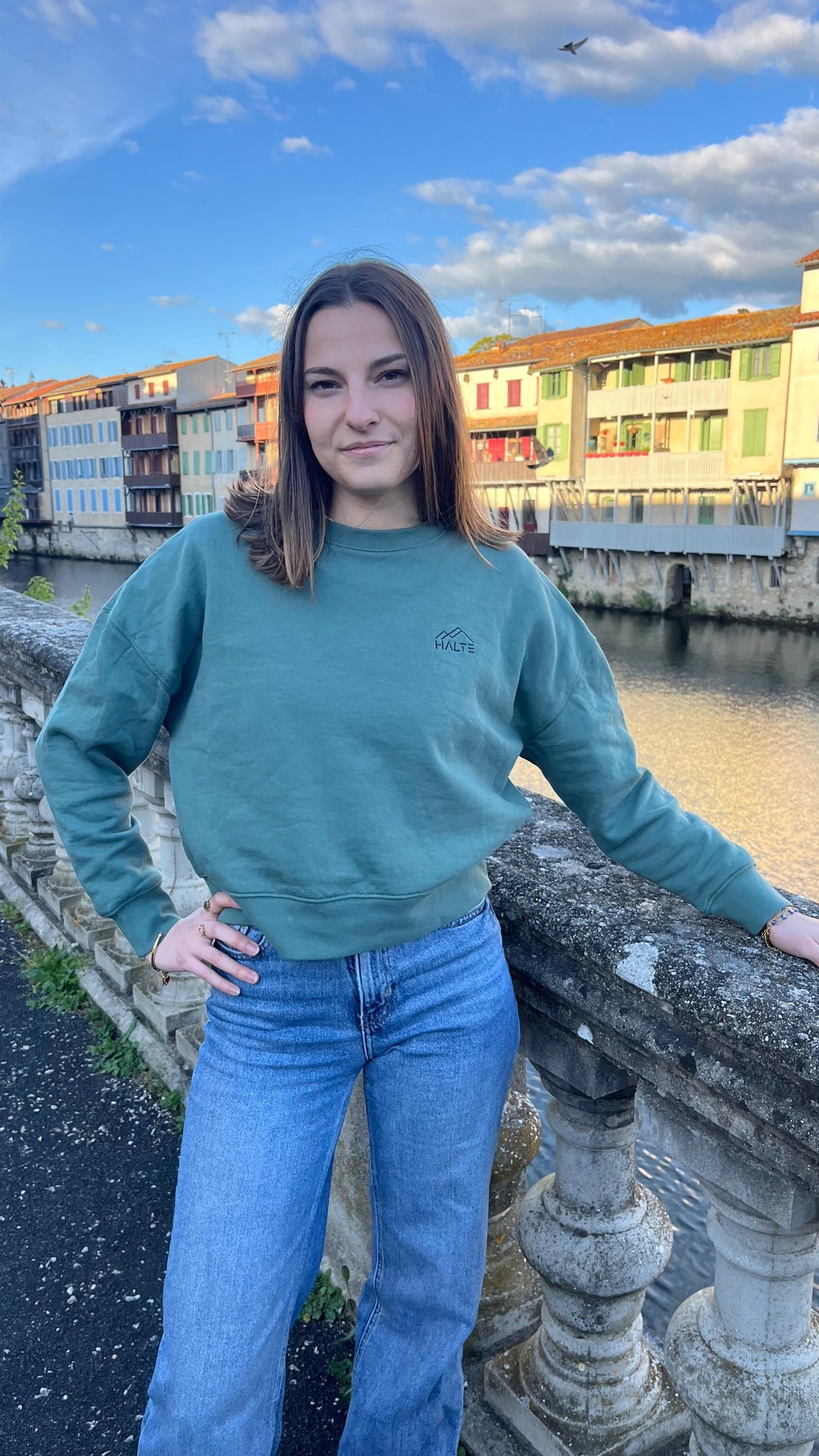 Sweat VanLife Écologique – Coupe chauve-souris – Femme