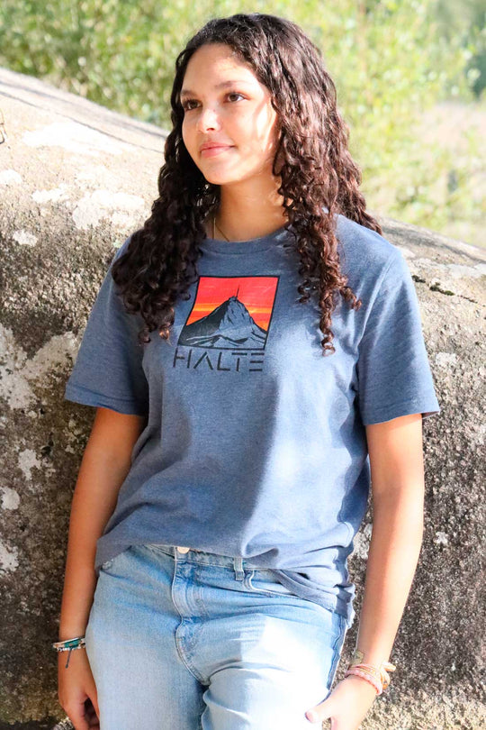 Pic du Midi de Bigorre Noir - Femme T-shirt en coton biologique