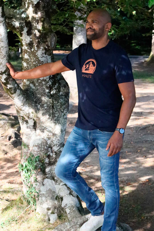 À l’Écoute du Sommet - Homme T-shirt en coton biologique