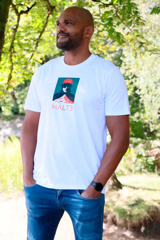 Pilote des cimes - Homme T-shirt en coton biologique