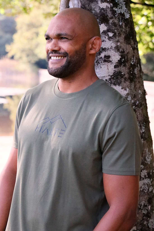 Halte Noir - Homme T-shirt en coton biologique