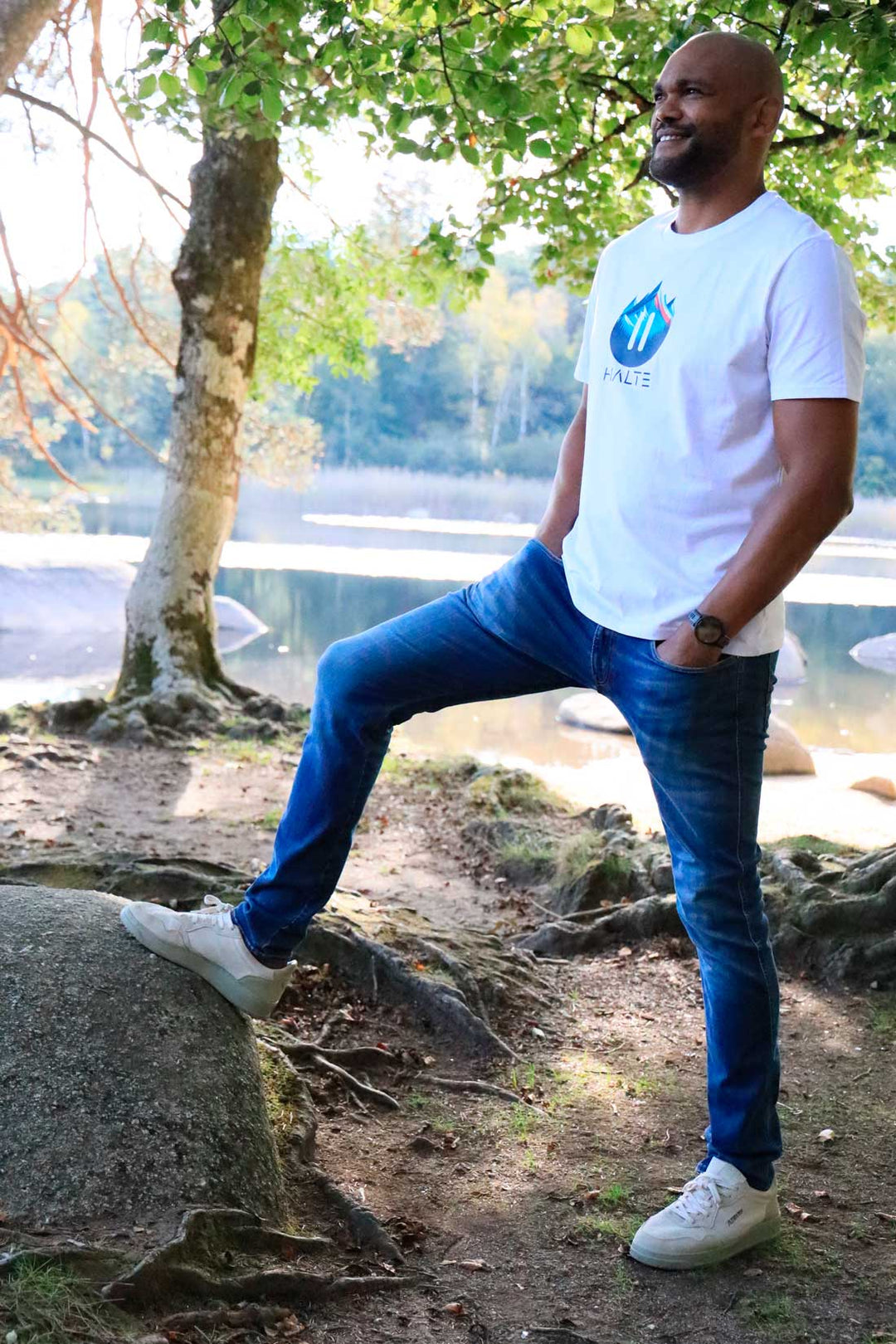 Montagne en pause - Homme T-shirt en coton biologique