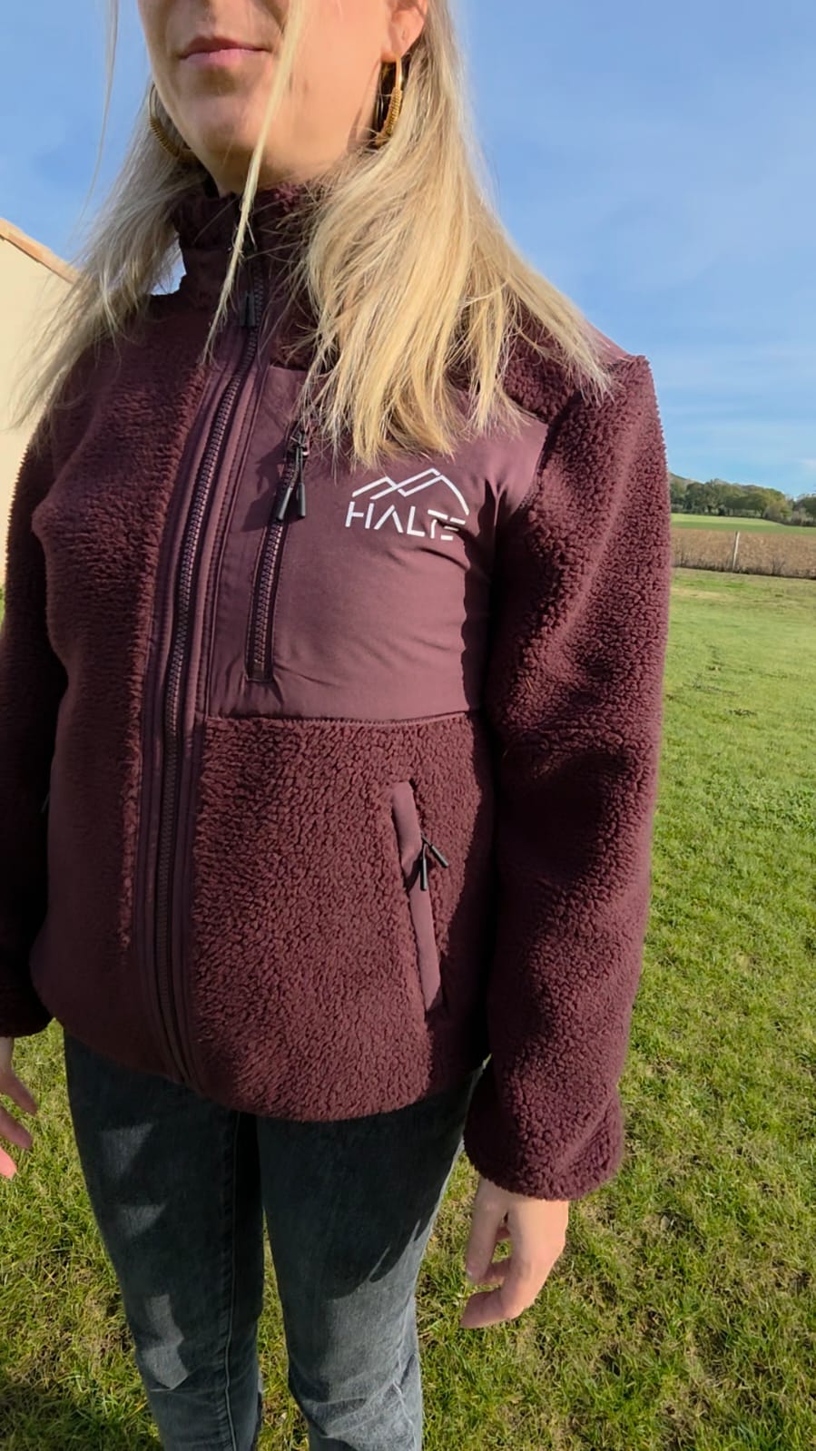 Polaire sherpa Femme 100% Polyester recyclée