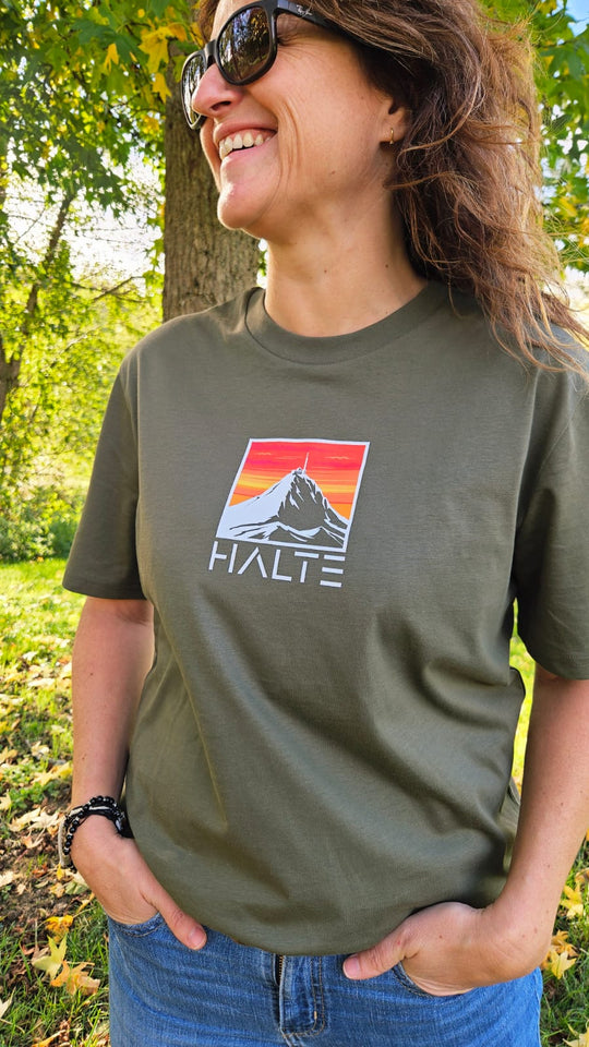 Pic du Midi de Bigorre Blanc - Femme T-shirt en coton biologique