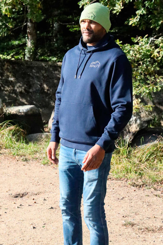 Bonnet côtelé bio Noir