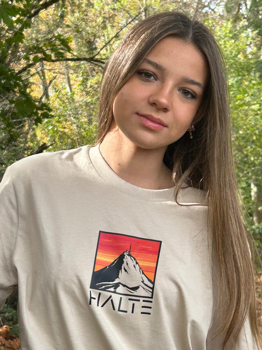 Pic du Midi de Bigorre Noir - Femme T-shirt en coton biologique