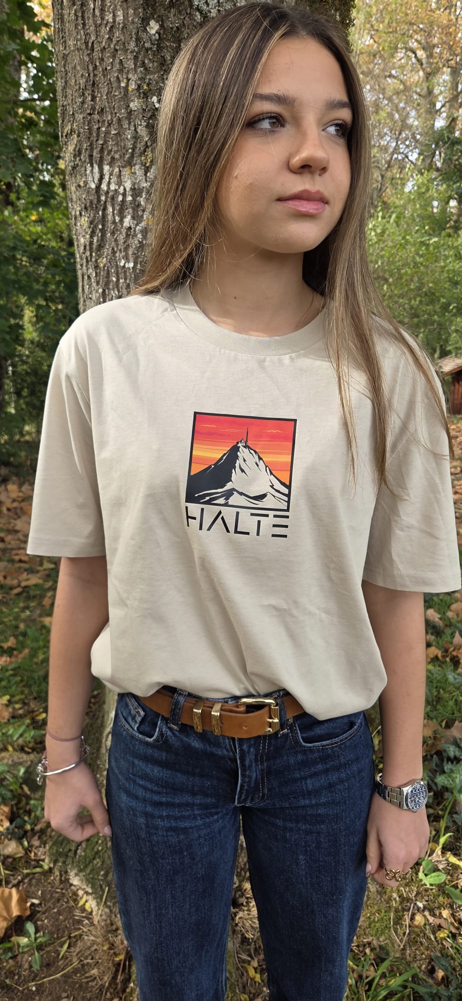 Pic du Midi de Bigorre Noir - Femme T-shirt en coton biologique