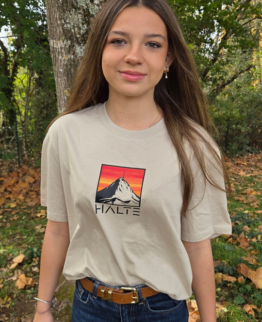 Pic du Midi de Bigorre Noir - Femme T-shirt en coton biologique