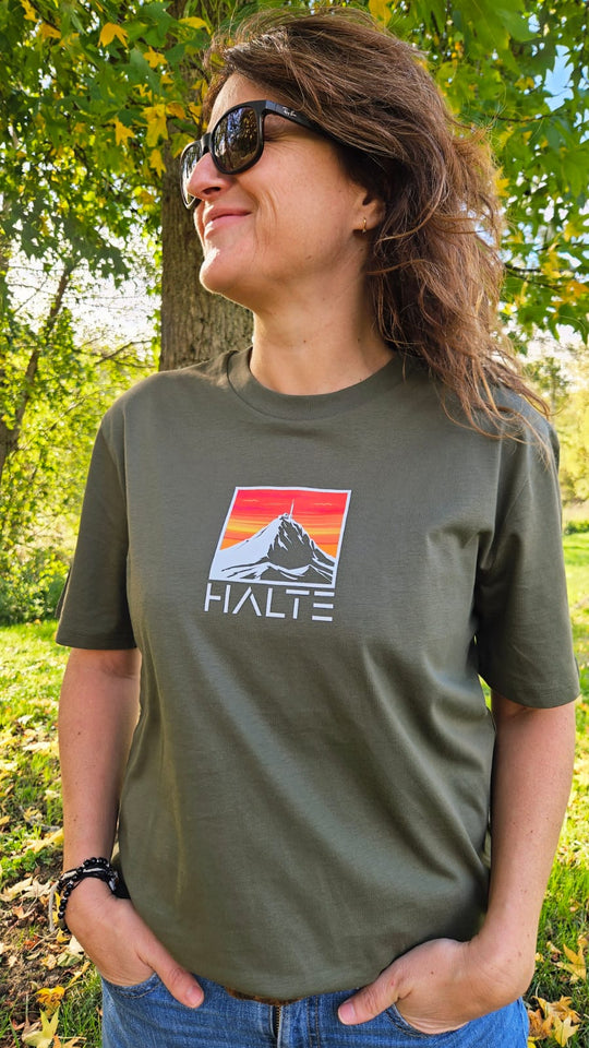 Pic du Midi de Bigorre Blanc - Femme T-shirt en coton biologique