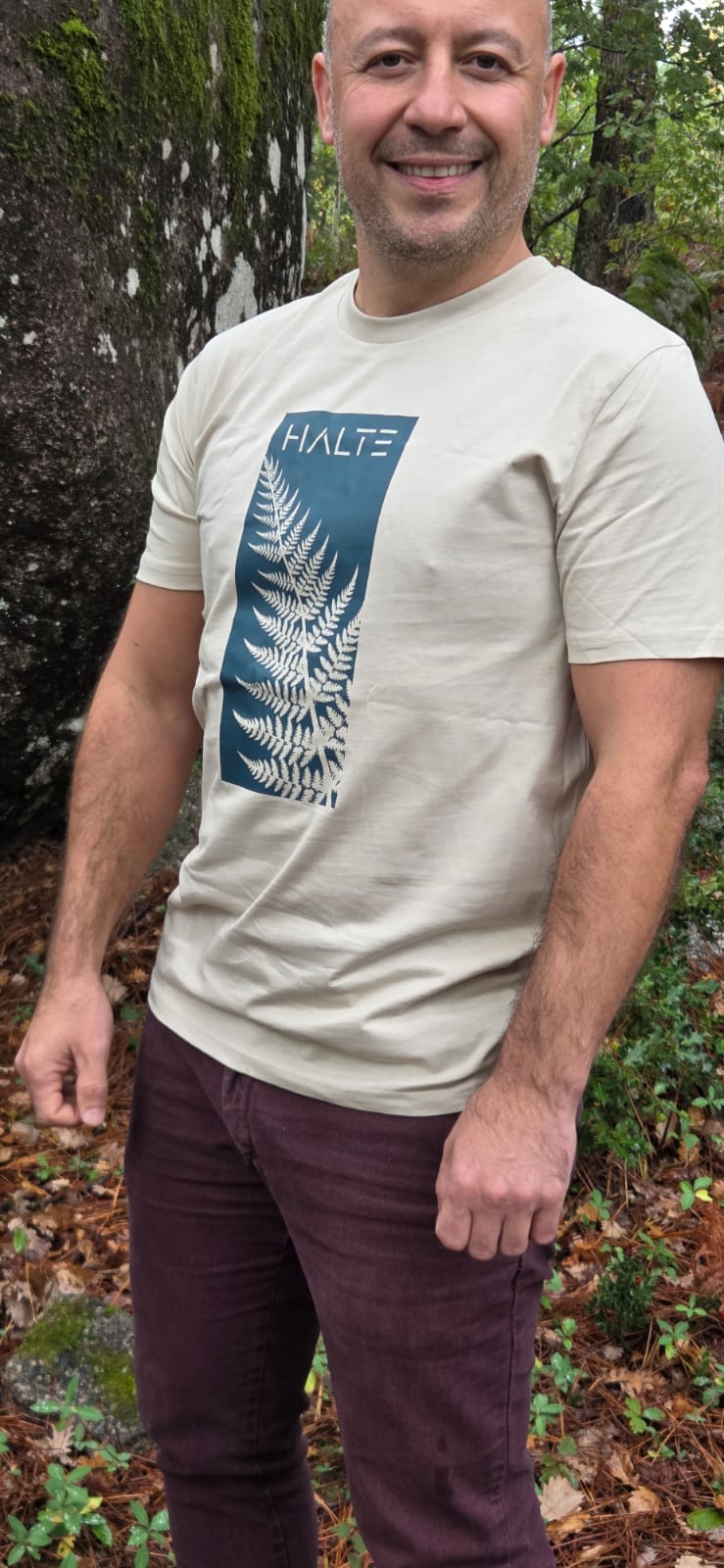 Fougère Homme - T-shirt en coton biologique