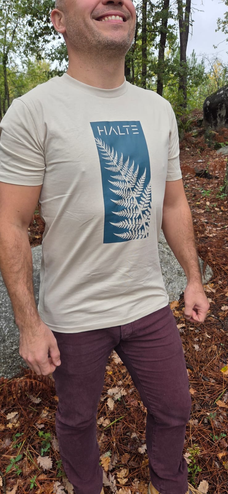 Fougère Homme - T-shirt en coton biologique