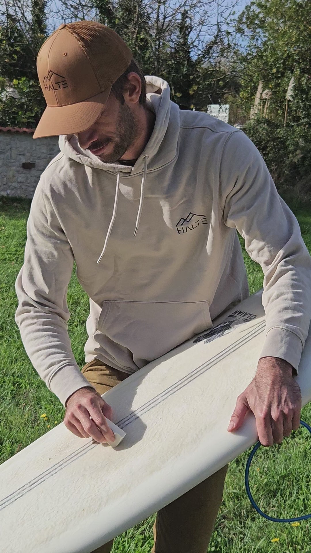 Sweat écologique basique unisexe brodé noir - Homme