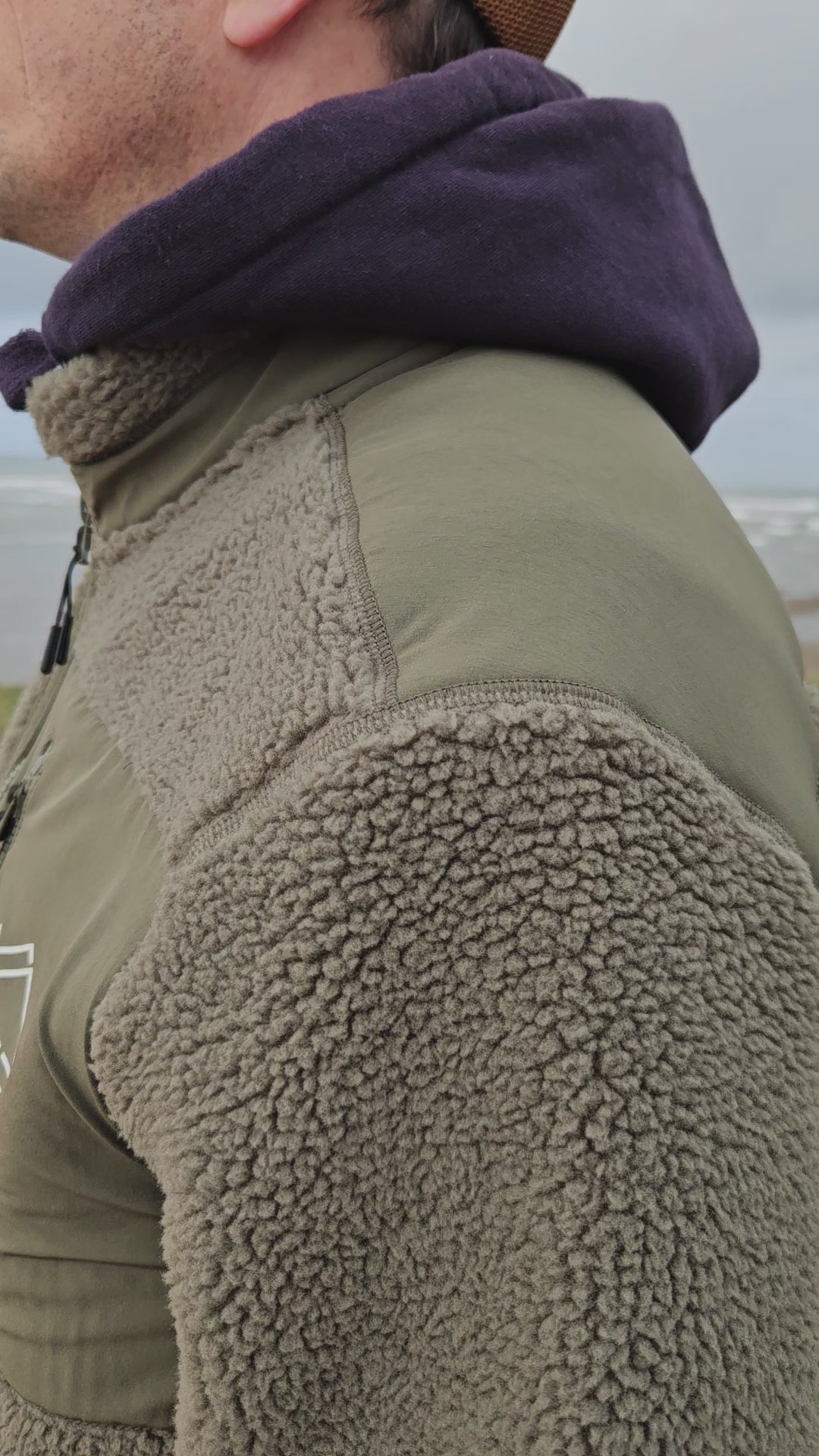 Polaire sherpa Homme 100% Polyester recyclée