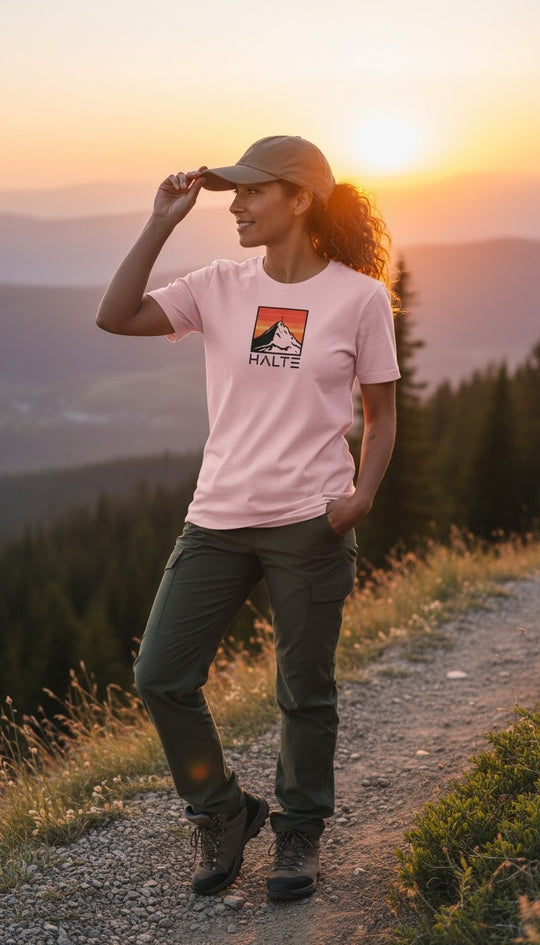 Pic du Midi de Bigorre Noir - Femme T-shirt en coton biologique
