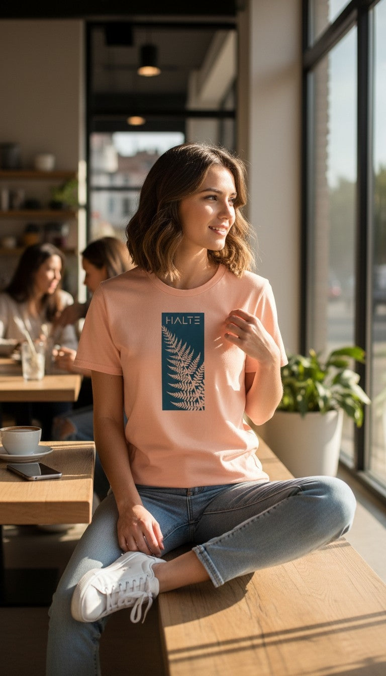 Fougères Femme - T-shirt en coton biologique