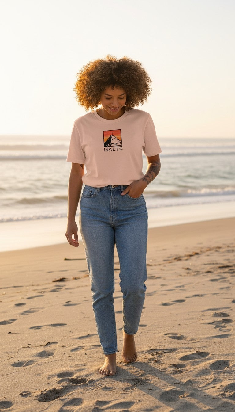 Pic du Midi de Bigorre Noir - Femme T-shirt en coton biologique