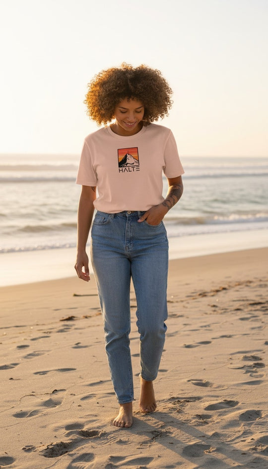 Pic du Midi de Bigorre Noir - Femme T-shirt en coton biologique