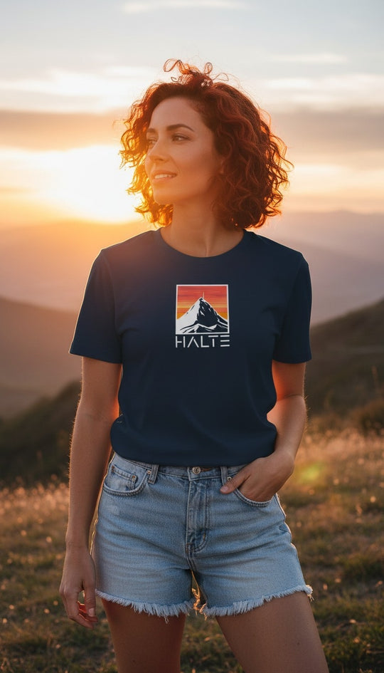 Pic du Midi de Bigorre Blanc - Femme T-shirt en coton biologique