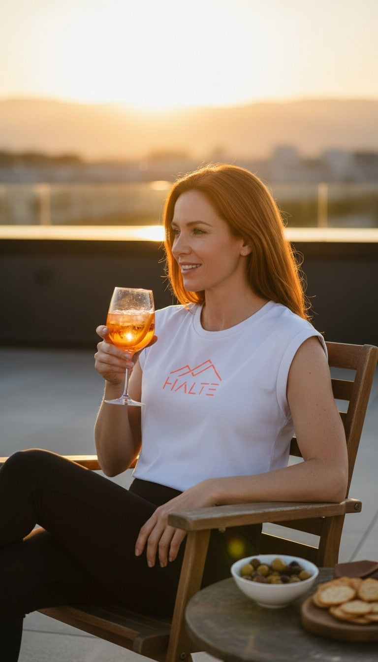 Logo - Tshirt à manches retroussées pour femme 100% coton biologique