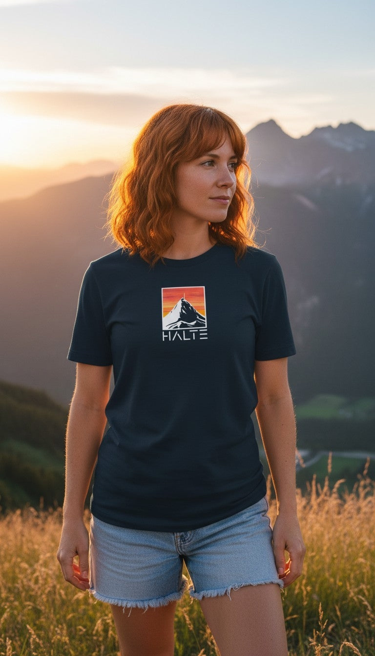 Pic du Midi de Bigorre Blanc - Femme T-shirt en coton biologique