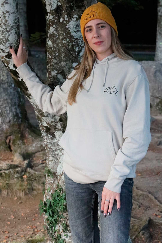 Sweat écologique basique unisexe brodé noir - Femme