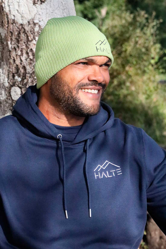 Sweat écologique basique unisexe brodé blanc - Homme