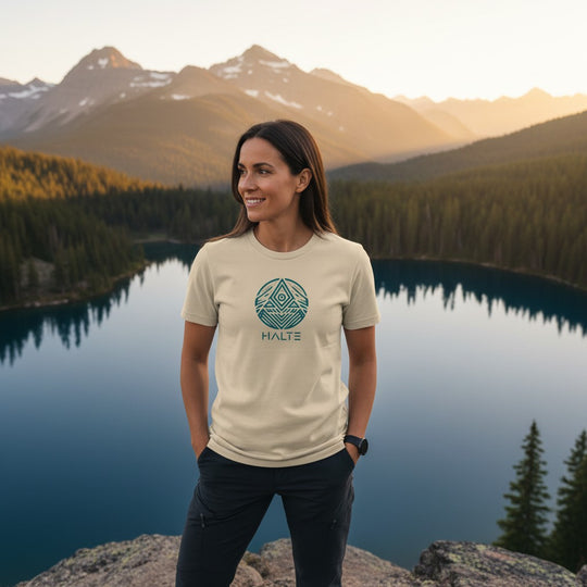 Totem Bleu - Femme T-shirt en coton biologique