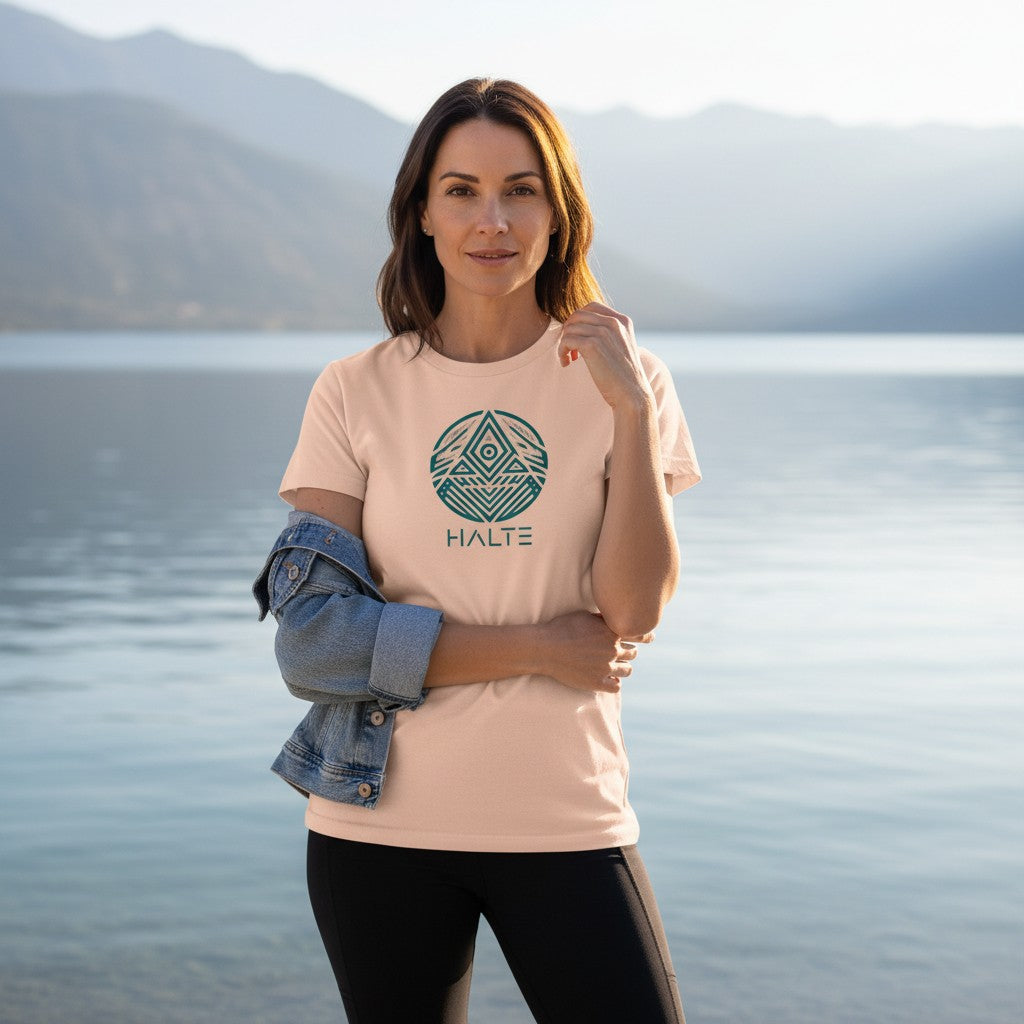 Totem Bleu - Femme T-shirt en coton biologique