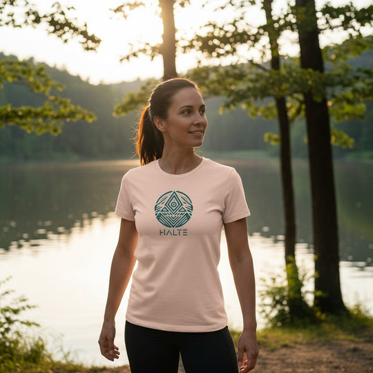 Totem Bleu - Femme T-shirt en coton biologique