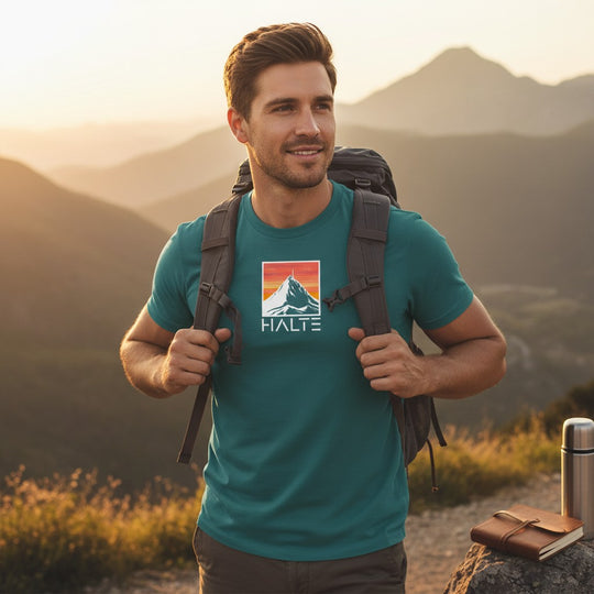 Pic du Midi de Bigorre Blanc - Homme T-shirt en coton biologique