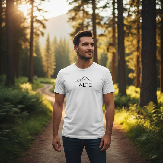 Halte Noir - Homme T-shirt en coton biologique