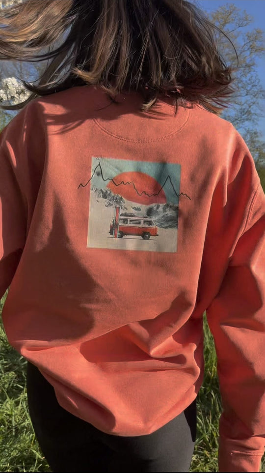 Sweat VanLife Écologique – Coupe ample – Femme